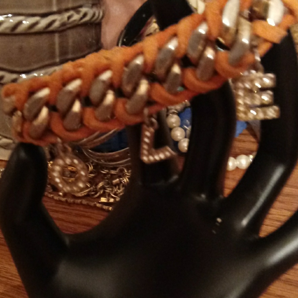 Jc penny leather bracelet
